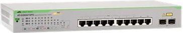 Produktbild Allied Telesis 10 Port Gigabit Ethernet Switch, PoE+, 2 SFP (12 Ports)