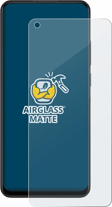 Actual product image BROTECT AirGlass Glass Matte (1 Piece, Oppo A78)