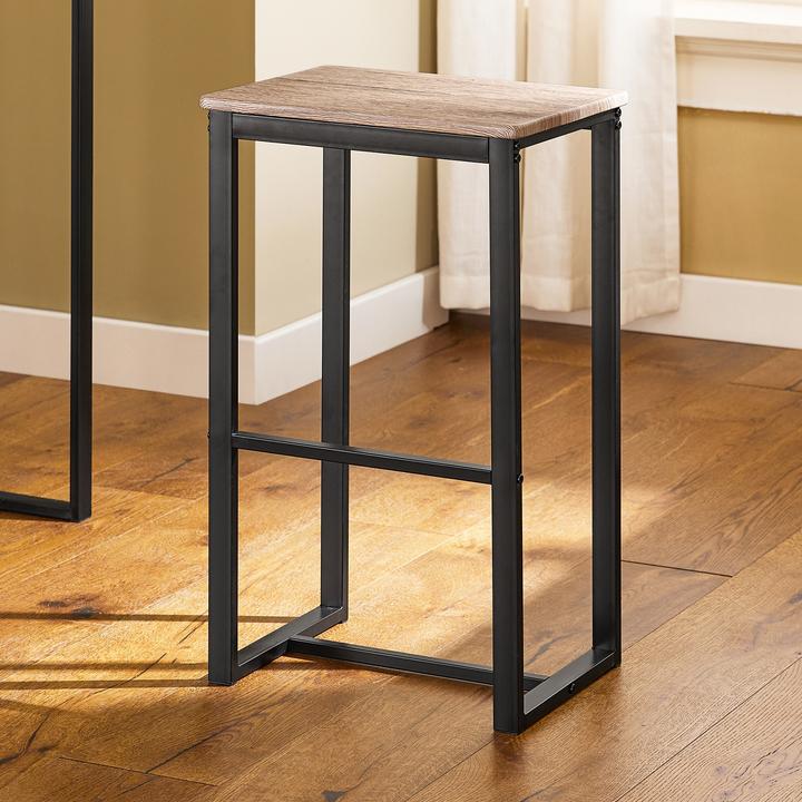 Produktbild SoBuy Bartisch mit 4 Hockern (100 x 60 x 96 cm)