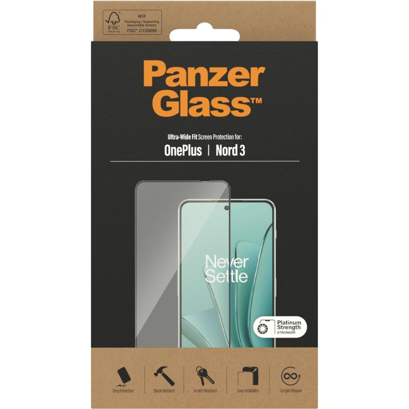 Thumbnail - PanzerGlass GehÃ¤rtetes Glass Edge To Edge Displayschutzfolie OnePlus Nord 3 (1 Stück, OnePlus Nord 3), Smartphone Schut...