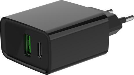 Immagine prodotto Gembird Caricatore Power Delivery USB-A USB-C Nero (20 W, 2 porte)