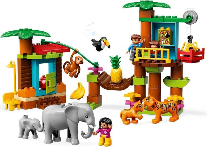 Produktbild LEGO DUPLO Baumhaus im Dschungel (10906)