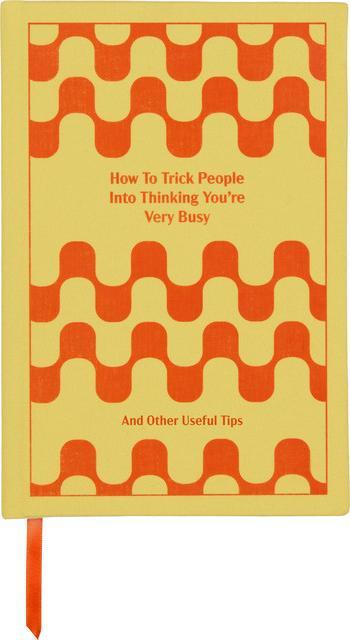 Image du produit Designworks Self Help Journal - How To Trick People Journal (14 x 21 cm, À rayures, Couverture rigide)