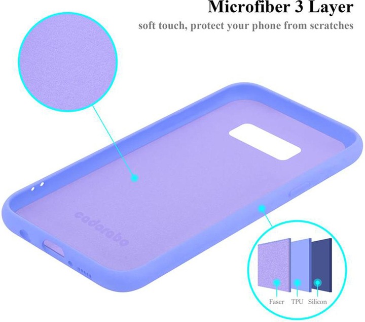 Produktbild Cadorabo TPU Liquid Silicone Case Cover (Samsung Galaxy S8+)