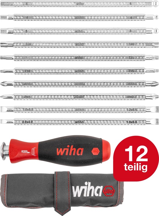 Produktbild Wiha System 6 (Schlitz, Pozidriv-Kreuzschlitz (PZ), Phillipps-Kreuzschlitz (PH), Innensechskant)