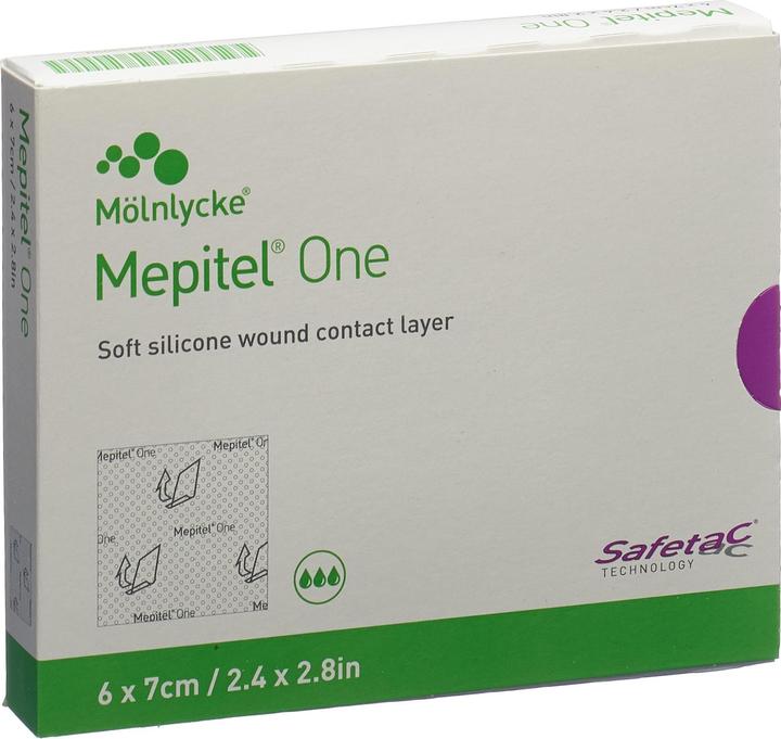 Mepitel One Wundverband 6x7cm (skin tears) 5 Stk (5 x)