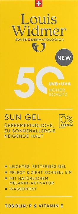 Produktbild Widmer Louis Sun Gel LSF50 ohne Parfum 100 ml (Sonnengel, SPF 50, 100 ml)
