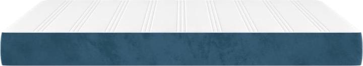 Immagine prodotto vidaXL Taschenfederkernmatratze Dunkelblau Samt (140 x 210 cm, Nucleo della molla)