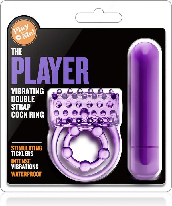 Actual product image Blush Play With Me The Player Double Cockring (4.80 cm)
