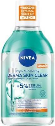 NIVEA Derma Skin Clear Micellar Water With 5% Serum 400ml (Mizellenwasser, 400 ml)