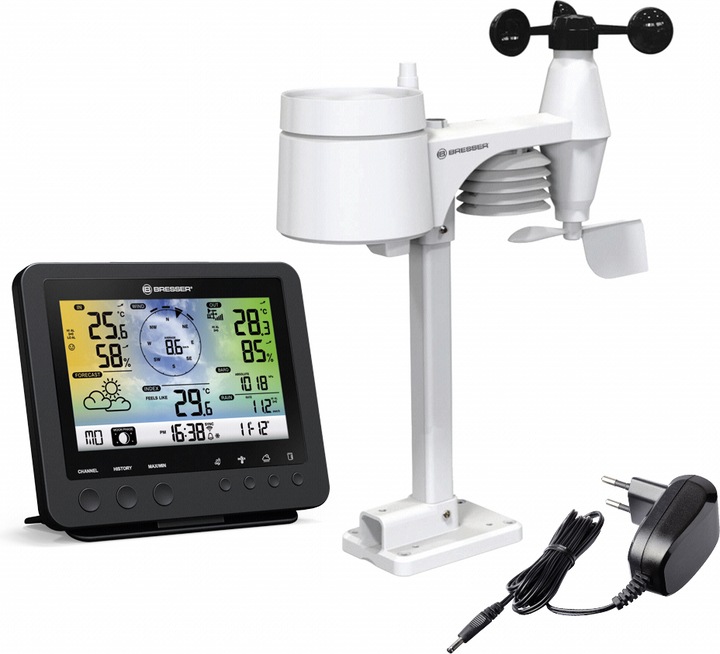 Produktbild Bresser Wetterstation Weather Center 5-in-1 WLAN Prof. Sensor