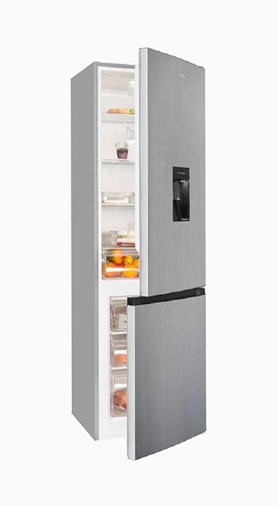 Produktbild Exquisit KGC265-70-WS-040D inoxlook, Kühl-Gefrierkombination (Standgerät) (260 l)