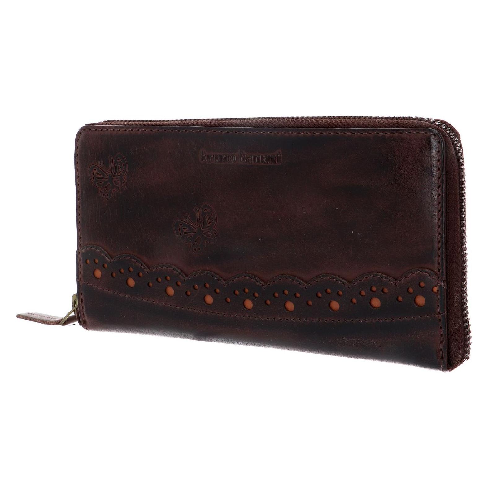 Bruno Banani, Damen, Portemonnaie, Ziloo Zip Around Wallet, Braun