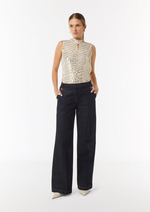 Immagine prodotto Comma Bluse Blusentop mit Pailletten (44)