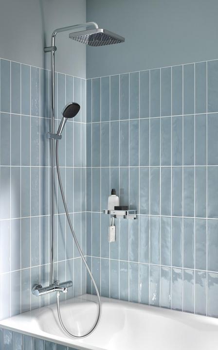 Produktbild Grohe Vitalio Start 110 QuickFix Brausestangenset, kleben oder bohren, Länge 600mm, wassersparend, 2 Strah