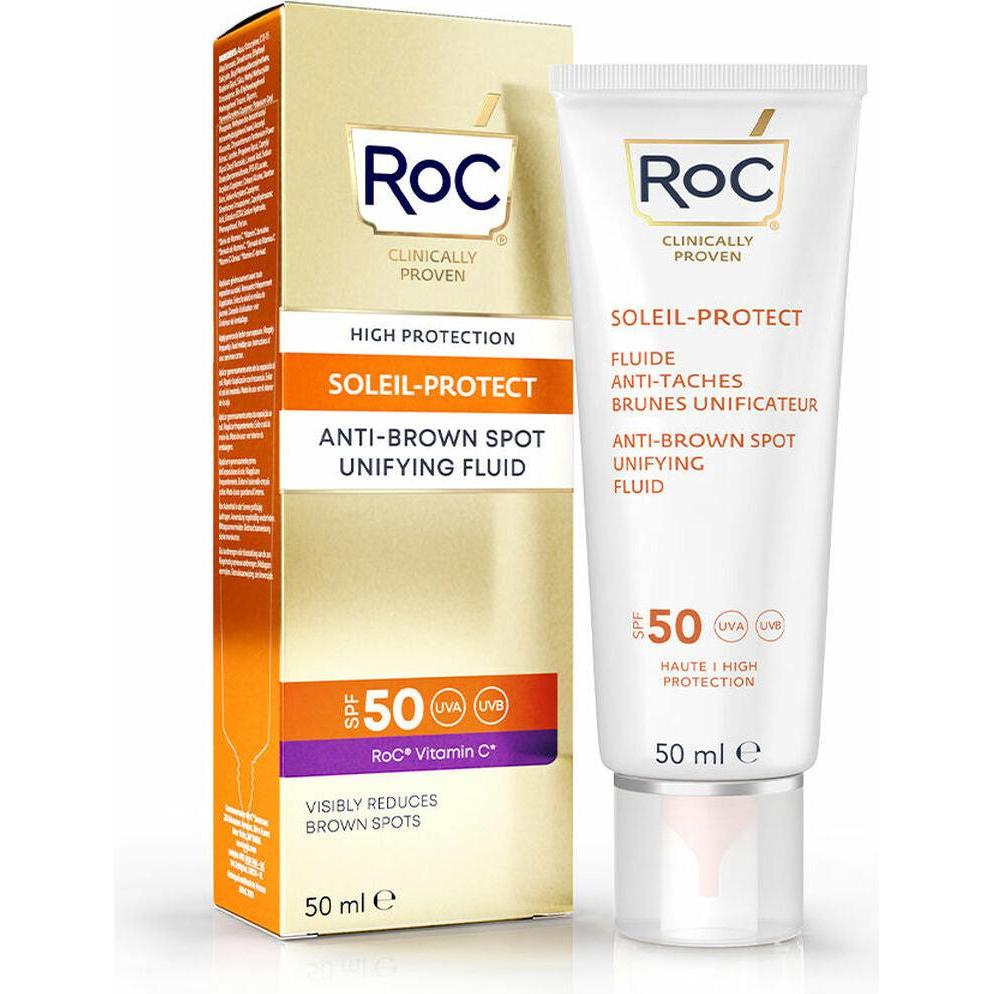 Roc Unisex Crema Solare, Soleil-Protect ( Solare Viso, Spf 50, 50 Ml)