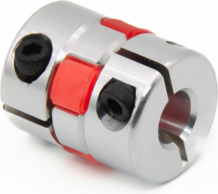 Actual product image Purecrea 8mm/5mm Flexible Aluminium Coupling with Plastic Insert
