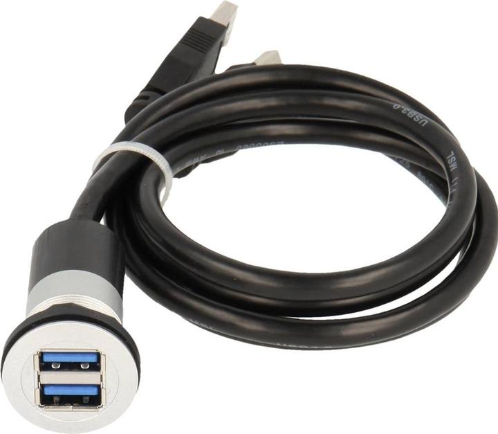 Actual product image Schlegel 2 x USB 3.0 socket A - 2 x USB 3.0 plug A RRJ 2USB3 Content: 1 pc.