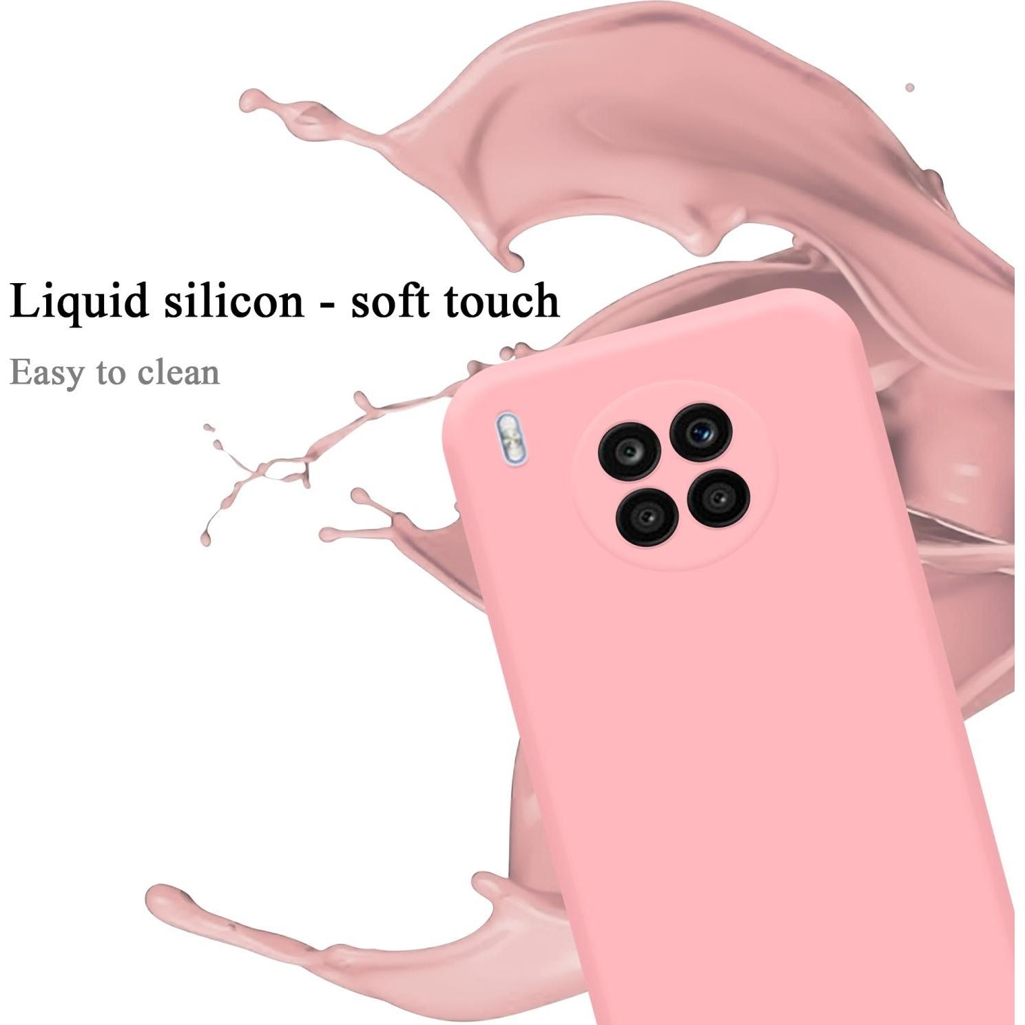 Thumbnail - Cadorabo TPU Liquid Silicone Case Hülle für Honor 50 LITE (Honor 50 Lite), Smartphone Hülle, Rosa