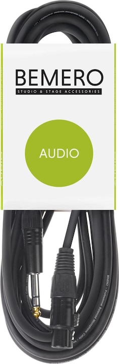 Bemero XLR — jack da 6,3 mm (3 m, Jack 6,3 mm, XLR)