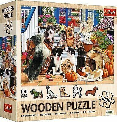Produktbild Trefl Holz Puzzle 1000 - Hunde (1000 Teile)