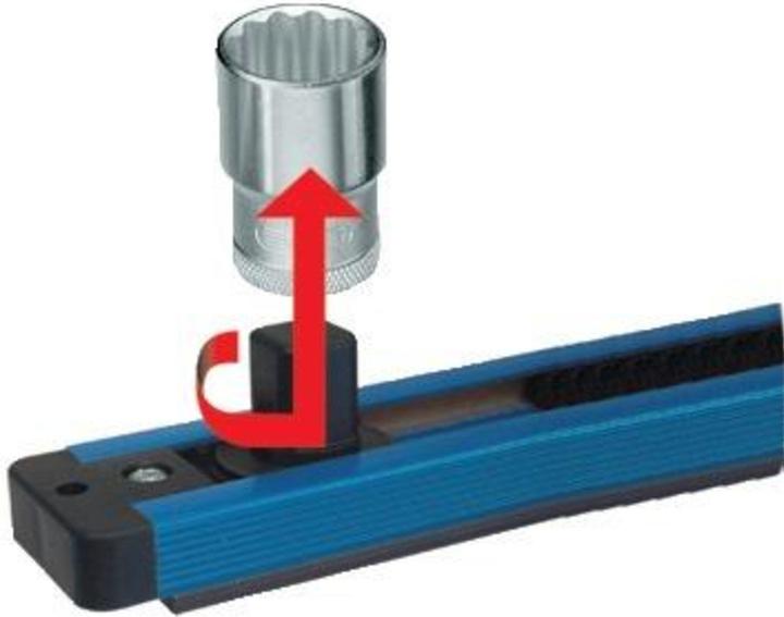Actual product image Gedore Plug strip, magnetic 1/4" empty