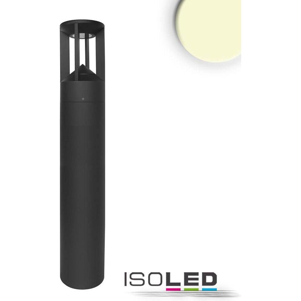 Isoled, Gartenbeleuchtung, LED Wegeleuchte Poller-4, 80cm, 9W, sandschwarz, warmweiss