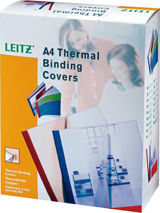 Produktbild Leitz Thermobindemappen Standard A4 100 Stk. - 4 mm, weiss (A4, 100 x)