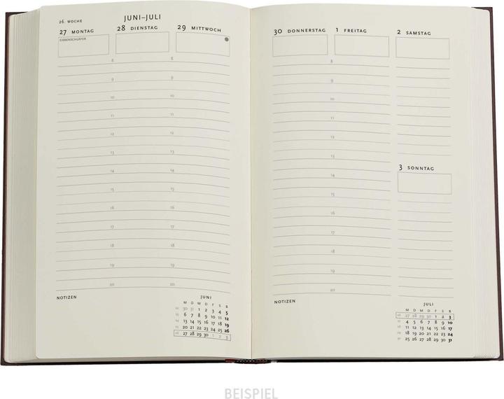 Produktbild Paperblanks Agenda Anemone 2026 (1 Woche / 2 Seiten)
