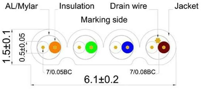Produktbild Lightwin Netzwerkkabel (STP, CAT6, 10 m)