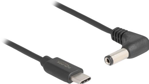 Actual product image Delock USB Type-C power cable to DC 5.5 x 2.1 mm (1.50 m)