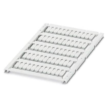 Phoenix Contact Marker voor Entrelec terminals 0830753 UCT6R-TM 5 Inhoud: 10 stuks., Kabels + Stekkers, Wit