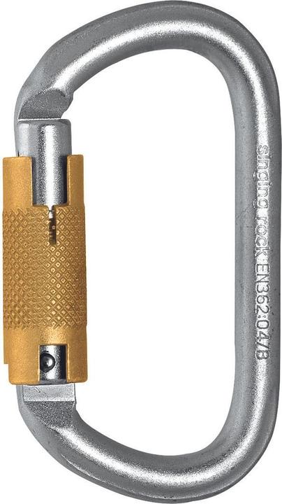 Singing Rock Moschettone in acciaio Connettore ovale in acciaio Cacciavite