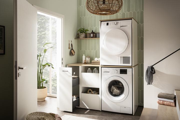 Produktbild Schildmeyer Solea Apothekerschrank mattweiss (32.60 x 60 x 95.80 cm)