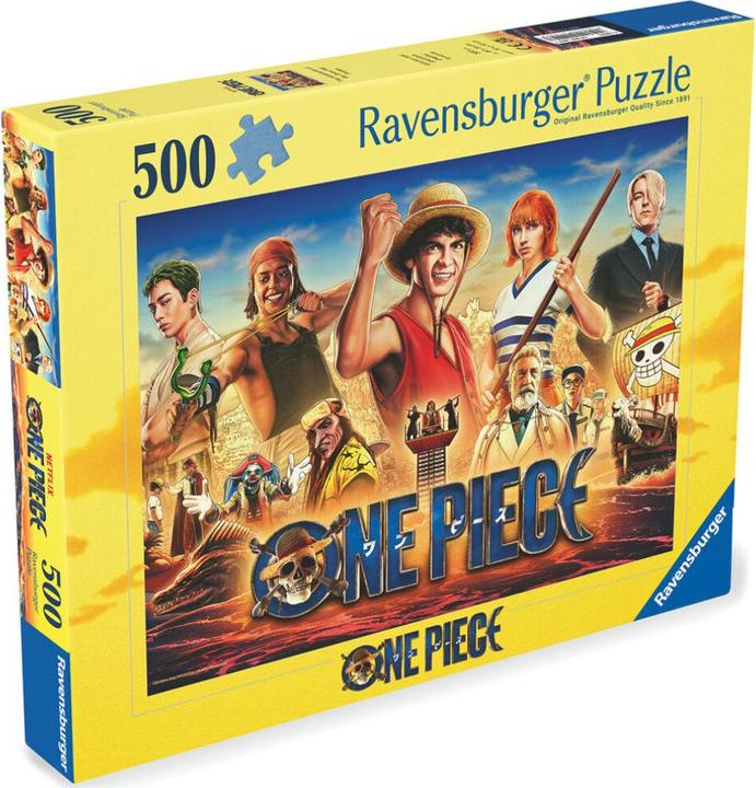 Image du produit Ravensburger Puzzle 12001499 - The Adventures of the Straw Hat Pirates - 500 pièces Puzzle pour (500 pièces)