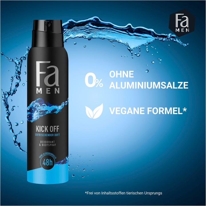 Produktbild Fa Deo Spray Men Kick-Off 150 ml (Spray, 150 ml)