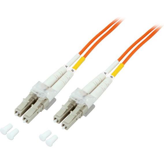EFB Elektronik Duplex Jumper LC-LC 50/125µ, OM2, LSZH, orange, 2.0mm, 25m (25 m), Netzwerkkabel