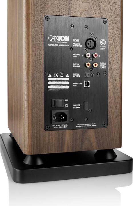 Produktbild Canton Smart Townus 8 Wireless Aktiv-Lautsprecher Set *nussbaum* (1 Stk., 350 W)