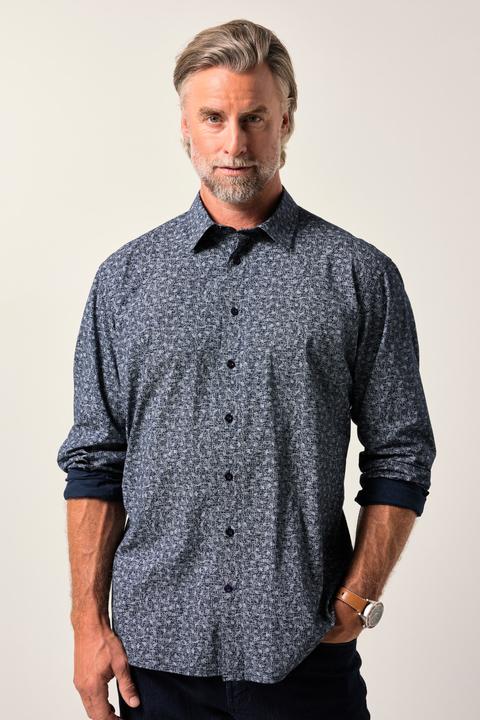 Immagine prodotto Boston Park Hemd, Langarm, Alloverdruck, Kentkragen, Comfort Fit (4XL)