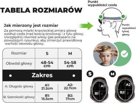 Actual product image Rockbros Kids Bike Helmet 48-54cm Blue (48 - 54 cm)