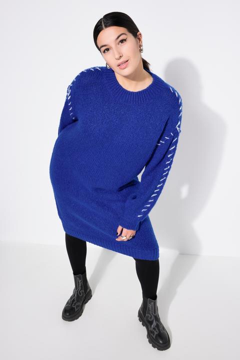 Actual product image Studio Untold Oversized Seam Long Sleeve Sweater Dress (54)