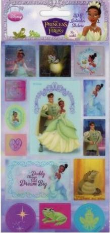 Actual product image Disney Princess 3D & Lenticular Stickers
