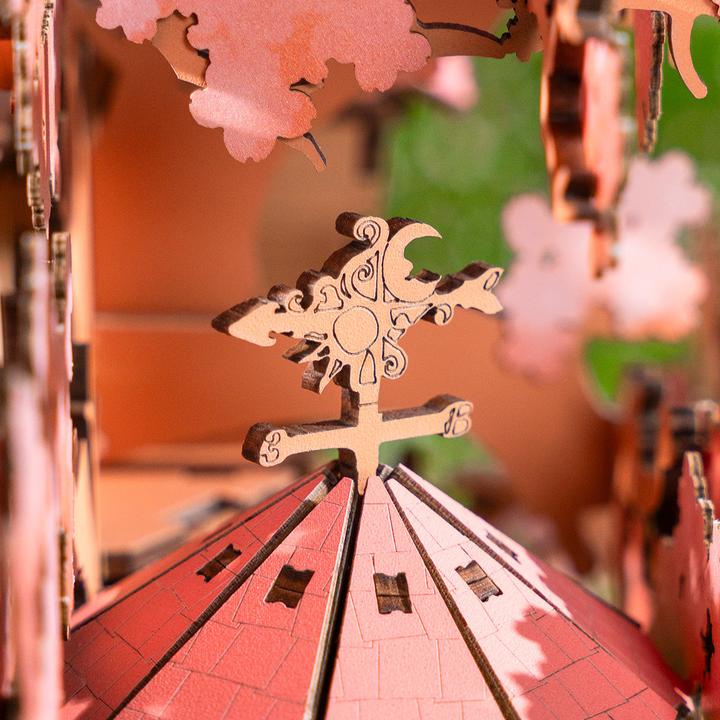 Actual product image Robotime Sakura Tree House