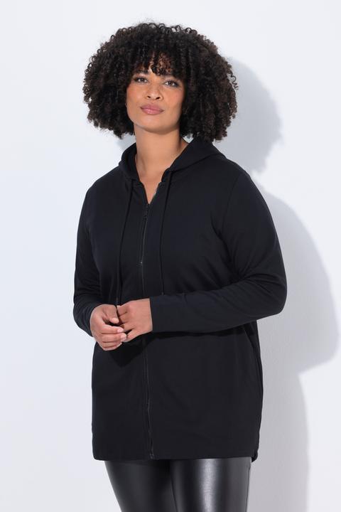 Produktbild Angel of Style Long-Sweatjacke, A-Linie, Qualle auf dem Rücken, Kapuze (58)