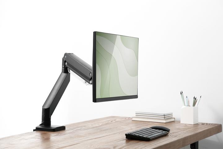 Actual product image Digitus Universal Single Monitor Mount with Gas Spring and Clamp Mount (Table, 35")