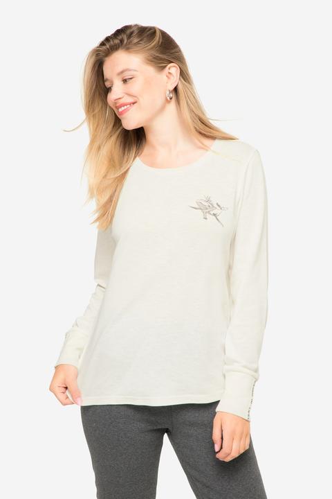 Image du produit Laurasøn T-shirt à col rond et manches longues, OEKO-TEX (S)