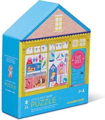 Produktbild Crocodile Creek Doppelpuzzle Tierhandlung (24 Teile)