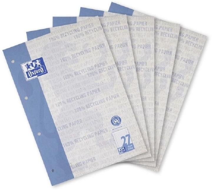 Produktbild Oxford Recycling Schulblock, A4 (A4, Liniert, Harter Einband)