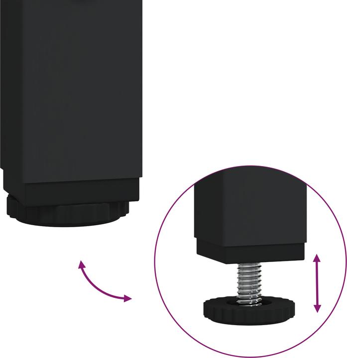 Image du produit vidaXL Industrieller Tisch (75 x 19.50 x 75 cm)