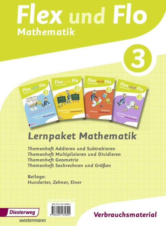 Produktbild Flex und Flo 3. Lernpaket Mathematik (Deutsch, Christina Beimdiek, Heinrich Bauersfeld, Judith Beerbaum, Nicole Timmermann, Sina Buchborn, 2014)